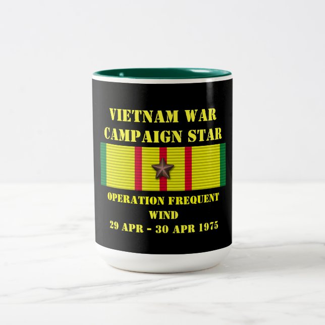 Operation Frequent Wind / Campaign Two-Tone Coffee Mug (Center)