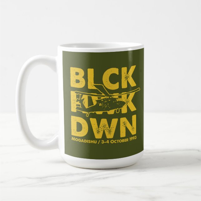Operation Gothic Serpent / Mogadishu (1993) Coffee Mug (Left)
