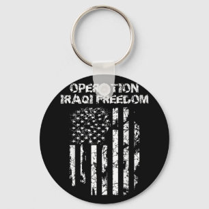 Operation Iraqi Freedom Combat Veteran  Key Ring
