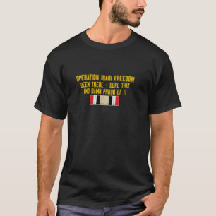 Operation Iraqi Freedom Iraq OIF Veteran Vintage G T-Shirt