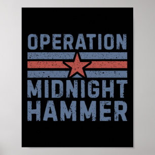 Operation Midnight Hammer Trump 1 Poster