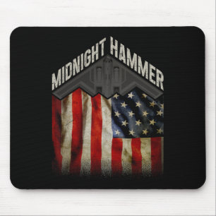 Operation Midnight Hammer - Usa Flag Midnight Hamm Mouse Pad