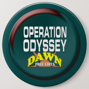 Operation Odyssey Dawn 6 Cm Round Badge
