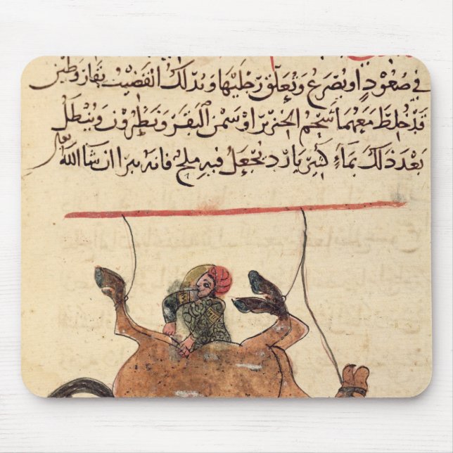 Operation on a horse, illustration mouse pad (Front)