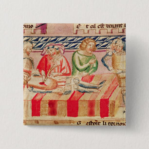Operation on a wounded soldier 15 cm square badge