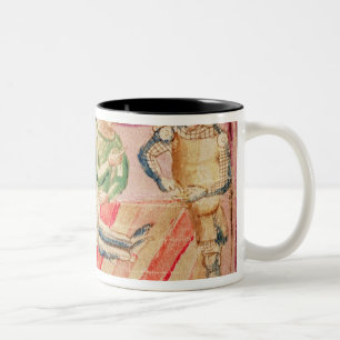 Operation on a wounded soldier Two-Tone coffee mug