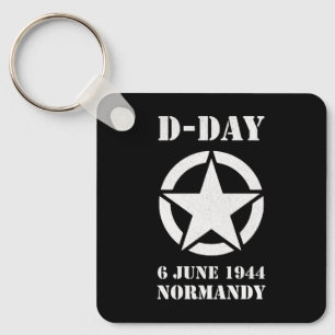 Operation Overlord 1944 D-Day 2024 Normandy Key Ring
