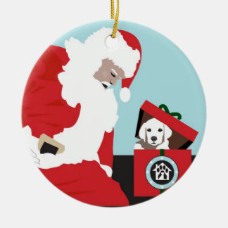 Operation Paws for Homes Dog Rescue Round Ornament