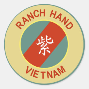 Operation Ranch Hand Patch Classic Round Sticker