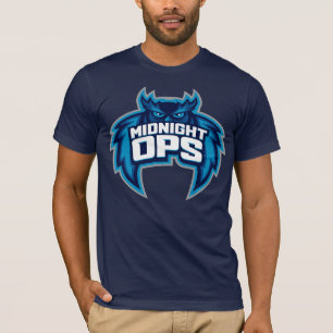 Operation: Recall Midnight Ops blue logo shirt
