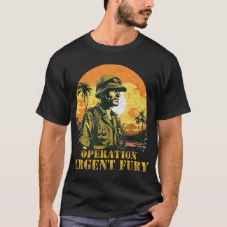 Operation Urgent Fury Grenada Veteran Vintage Gift T-Shirt