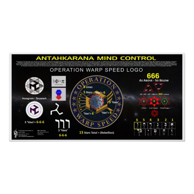 Operation Warp Speed Poster (Front)