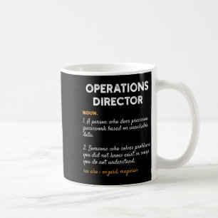Operations Director Profession Funny Dictionary De Coffee Mug