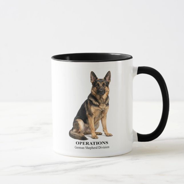 Operations German Shepherd Mug (Right)