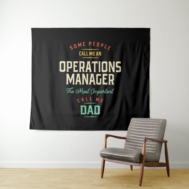 Operations Manager and Dad Tapestry (In Situ (Horizontal))