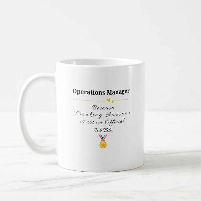 Operations Manager Coffee Mug (Left)