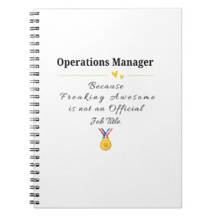Operations Manager Notebook