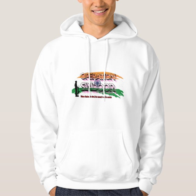 OperationSindoor Hoodie (Front)
