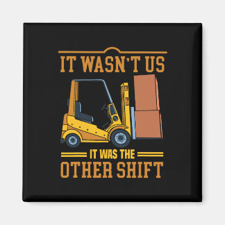 Operator Forklift Driver Fathers Day Funny Forklif Magnet