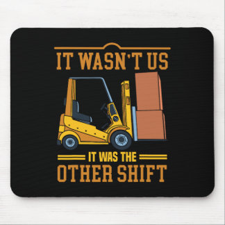 Operator Forklift Driver Fathers Day Funny Forklif Mouse Pad