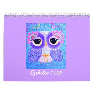 Ophelia 2009 calendar
