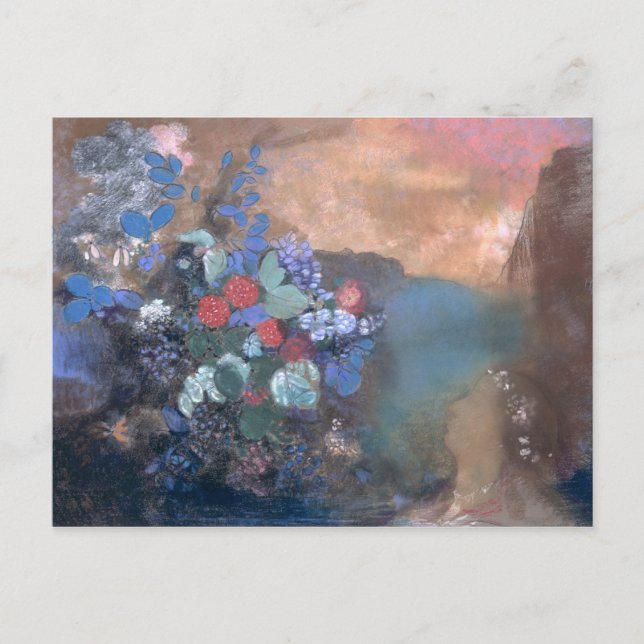 Ophelia among the Flowers, c.1905-8 Postcard (Front)