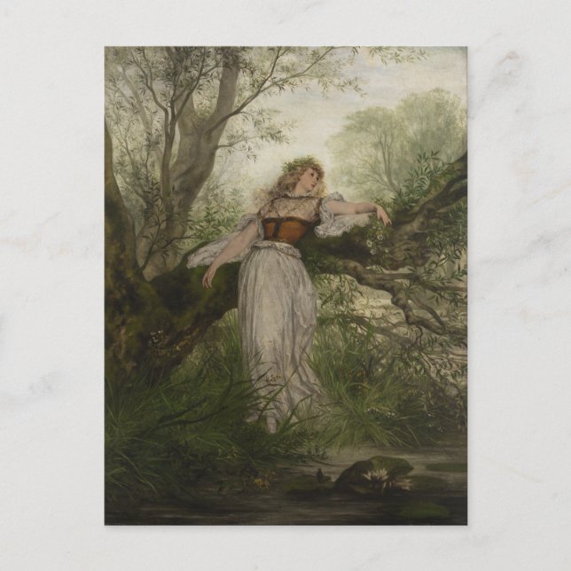 Ophelia Art by Victor Müller Postcard (Front)