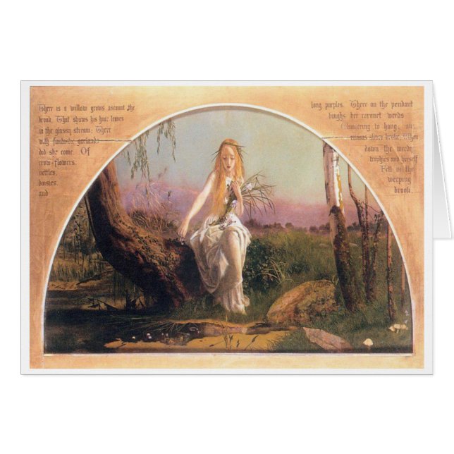 Ophelia, Arthur Hughes, 1852 (Front Horizontal)