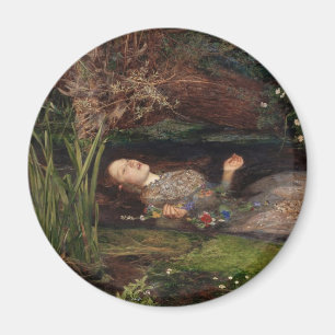 Ophelia by John Everett Millais Magnet