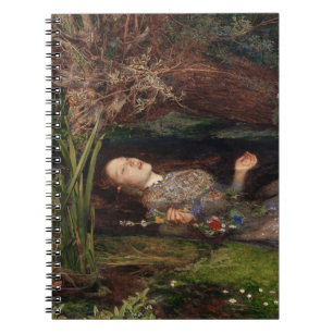 Ophelia by John Everett Millais Notebook
