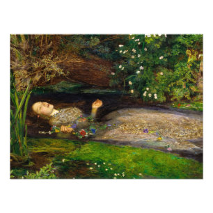 Ophelia by John Everett Millais Photo Print