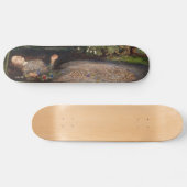 Ophelia by John Everett Millais Skateboard (Horz)