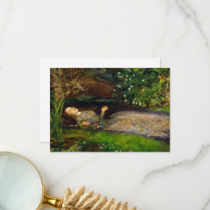 Ophelia by John Everett Millais Thank You Card