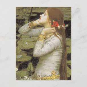 OPHELiA, by John William Waterhouse, 1894 Postcard