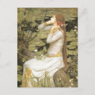Ophelia By John William Waterhouse Postcard