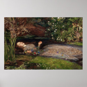 Ophelia by Sir John Everett Millais Poster