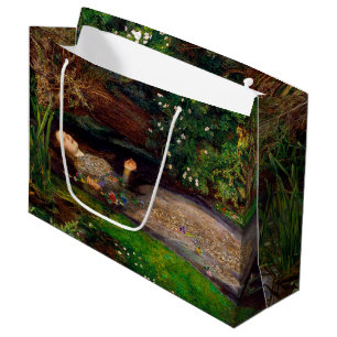 Ophelia, John Everett Millais Large Gift Bag