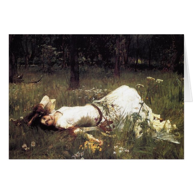 Ophelia Lying in the Meadow (Front Horizontal)