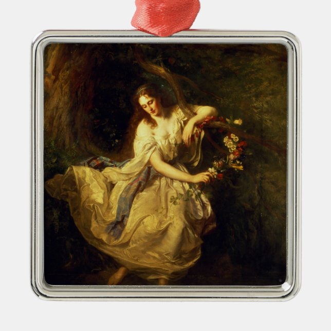 Ophelia Metal Tree Decoration (Front)