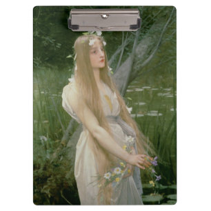 Ophelia (oil on canvas) clipboard