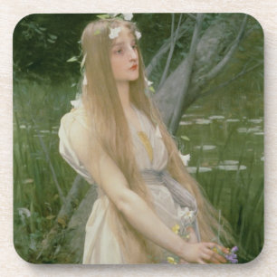 Ophelia (oil on canvas) coaster