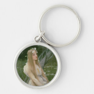 Ophelia (oil on canvas) key ring