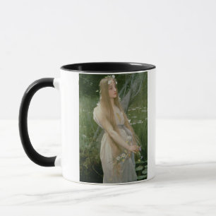 Ophelia (oil on canvas) mug
