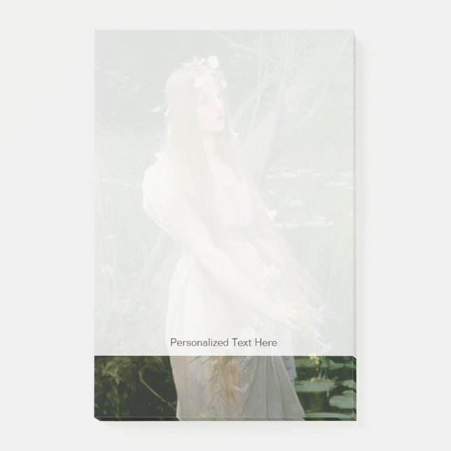 Ophelia (oil on canvas) post-it notes (Front)