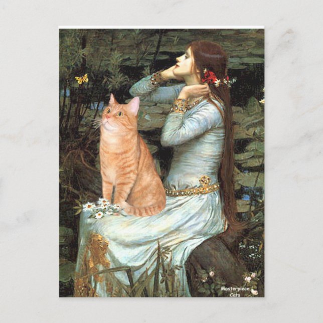 Ophelia - Orange Tabby cat 46 Postcard (Front)