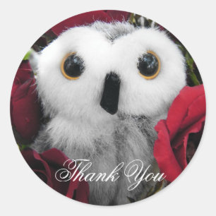 Ophelia & The Vintage Roses - Thank You Classic Round Sticker