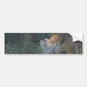 Ophelia (Weeping Woman) (by Jules Bastien-Lepage) Bumper Sticker
