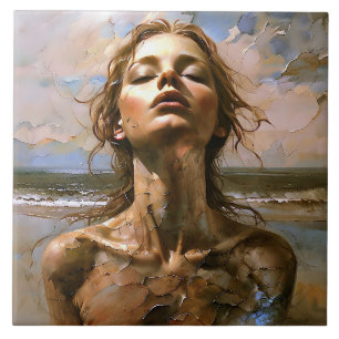 “Ophira”  Fragments of the Sea Ceramic Tile