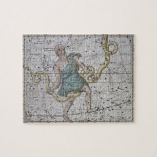Ophiuchus or Serpentarius, from 'A Celestial Atlas Jigsaw Puzzle
