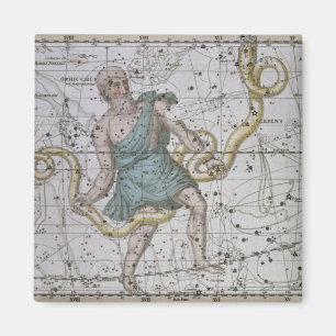 Ophiuchus or Serpentarius, from 'A Celestial Atlas Magnet